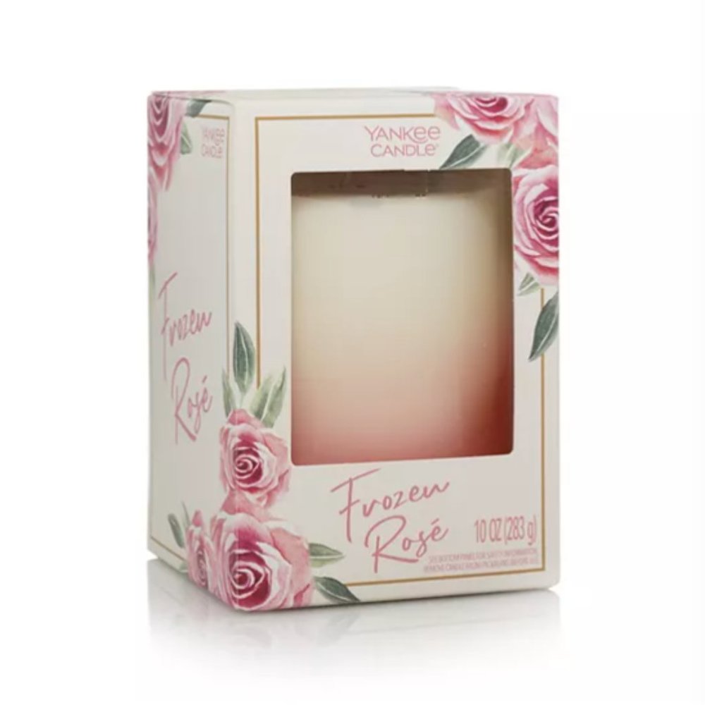 NEW Yankee Candle FROZEN ROSE 10-oz Candle